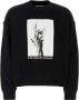 Palm Angels Zwarte katoenen sweatshirt Stijlvol en comfortabel Zwart Heren - Thumbnail 1