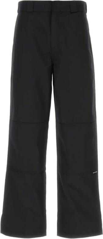 Palm Angels Zwarte polyester blend broek Zwart Heren
