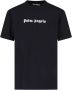 Palm Angels Zwarte T-shirts en Polos met Pinaforemetal Black Heren - Thumbnail 1
