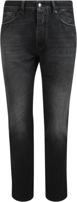 Palm Angels Zwarte track jeans met zijstreep details Zwart Heren