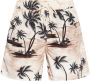 Palm Angels Beige Zwemkleding met Palmboomprint voor Heren Beige Heren - Thumbnail 3