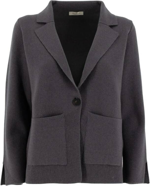 Panicale Blazerjas Zwart Dames