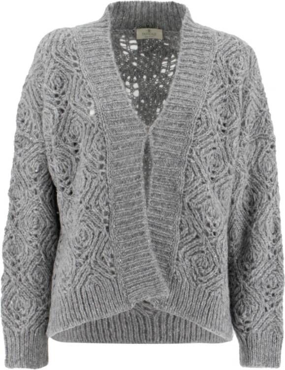 Panicale Cardigans Blauw Dames