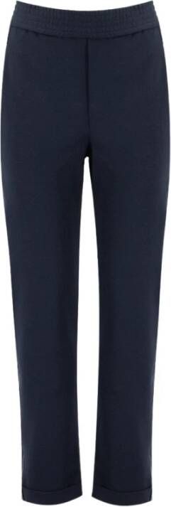 Panicale Rechte Broek Blauw Dames