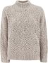 Panicale Round-neck Knitwear Beige Dames - Thumbnail 1