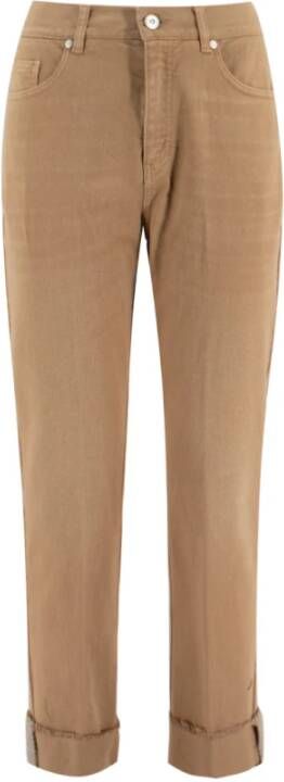 Panicale Straight Trousers Bruin Dames