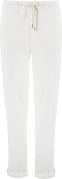 Panicale Straight Trousers White Dames