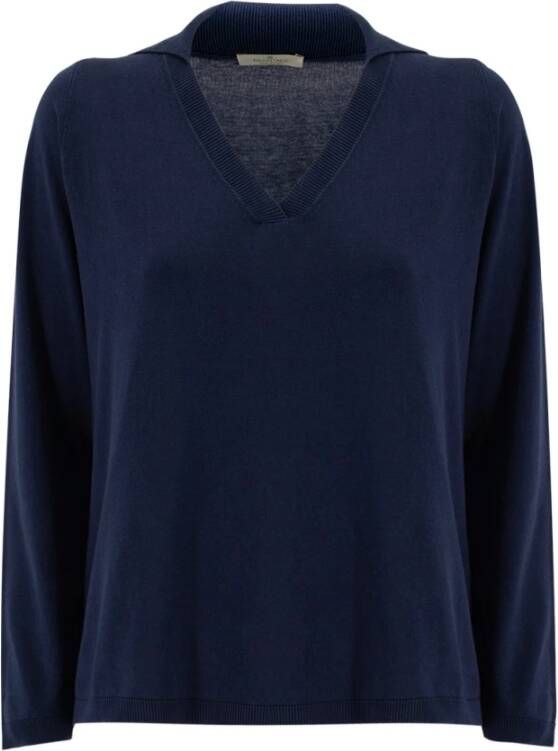 Panicale T-Shirts Blauw Dames
