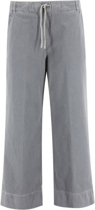 Panicale Wide Trousers Grijs Dames