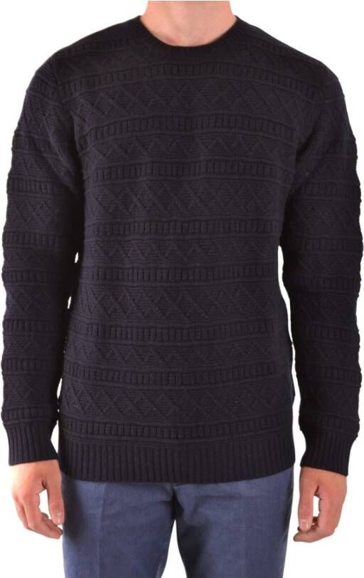 Paolo Pecora A119Ic1M0A045F0096462 Sweater Blauw Heren