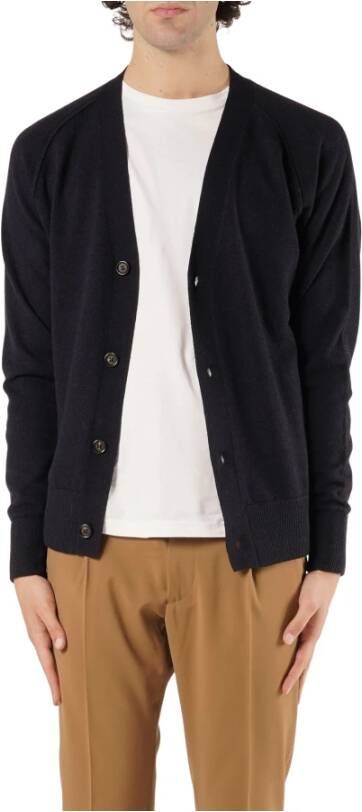 Paolo Pecora Cardigans Blauw Heren
