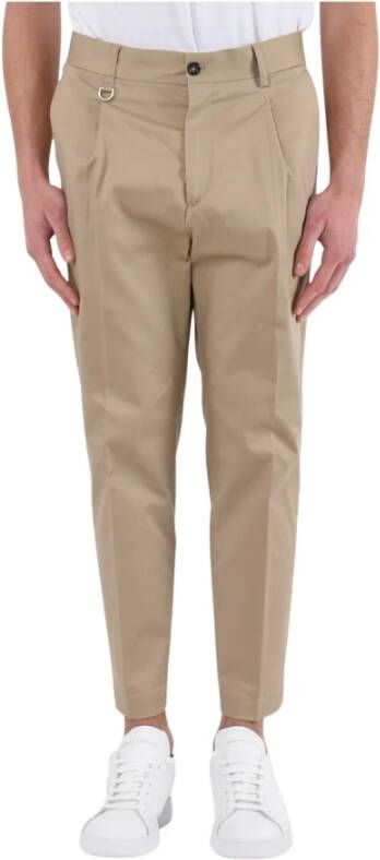 Paolo Pecora Straight Trousers Beige Heren - Foto 3