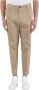 Paolo Pecora Straight Trousers Beige Heren - Thumbnail 3