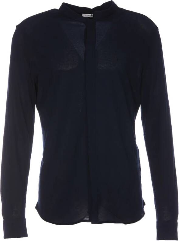 Paolo Pecora Formal Shirts Blauw Heren