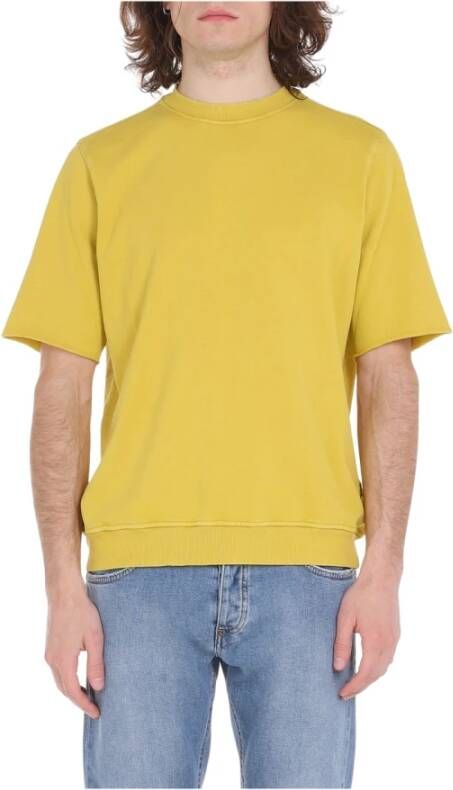 Paolo Pecora Half sleeve t-shirt Yellow Heren