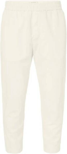 Paolo Pecora Leather Trousers White Heren