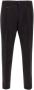 Paolo Pecora Leather Trousers Zwart Heren - Thumbnail 1