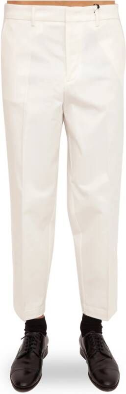 Paolo Pecora Pantalone broek White Heren
