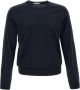 Paolo Pecora Ronde hals gekweek Blauw Heren - Thumbnail 1