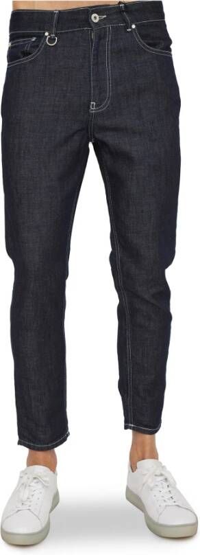 Paolo Pecora Slim-fit Jeans Blauw Heren