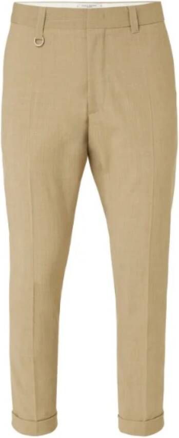 Paolo Pecora Slim-fit Trousers Beige Heren