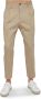 Paolo Pecora Straight Trousers Beige Heren - Thumbnail 1
