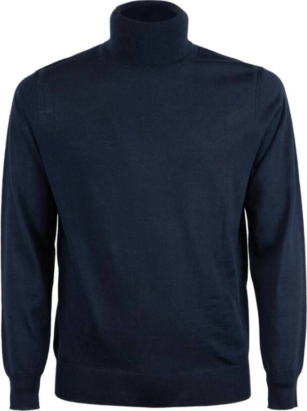 Paolo Pecora Sweaters Blue Blauw Heren