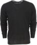 Paolo Pecora Round-neck Knitwear Zwart Heren - Thumbnail 2