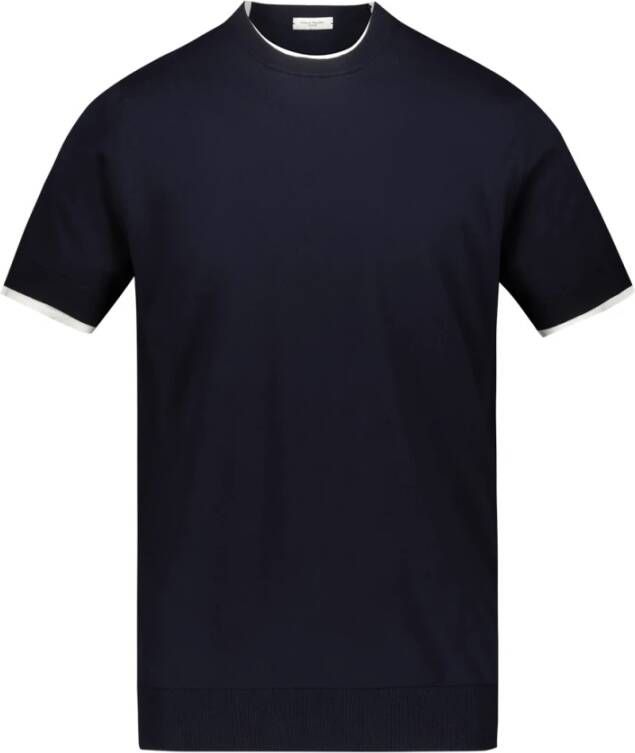 Paolo Pecora T-Shirts Blauw Heren