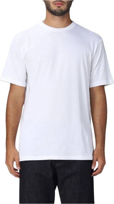 Paolo Pecora Korte Mouw T-Shirt White Heren