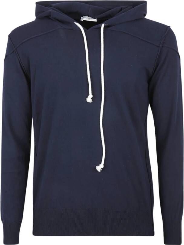 Paolo Pecora Hoodies Blauw Heren