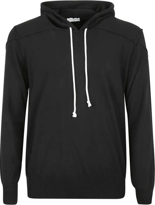 Paolo Pecora Hoodies Black Heren