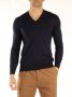 Paolo Pecora V-hals gebreide kleding Blauw Heren - Thumbnail 1