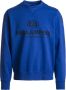 Parajumpers Blauwe Sweater met Ronde Hals en Logo Blauw Heren - Thumbnail 1