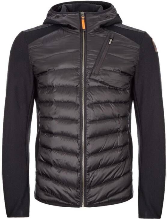Parajumpers Alaska-geïnspireerd donsvest met fleecevoering Zwart Heren