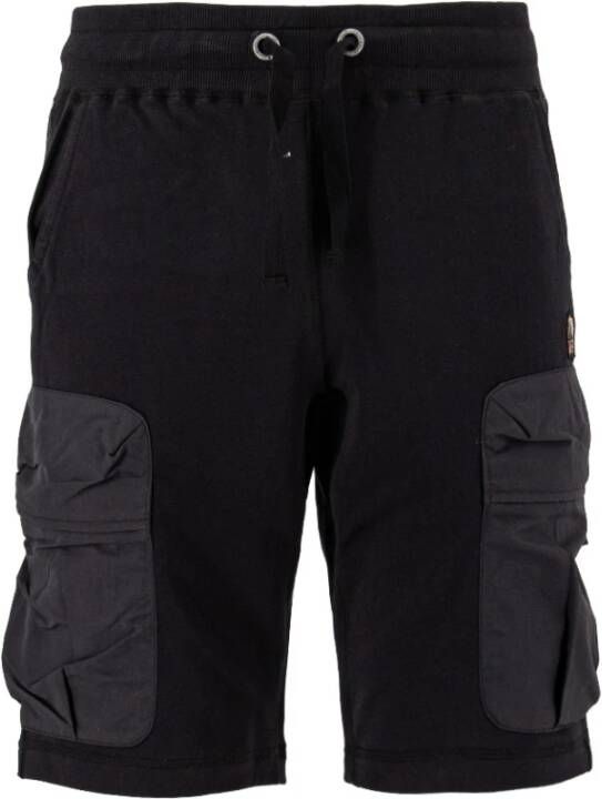 Parajumpers Casual militair geïnspireerde stretch shorts Zwart Heren