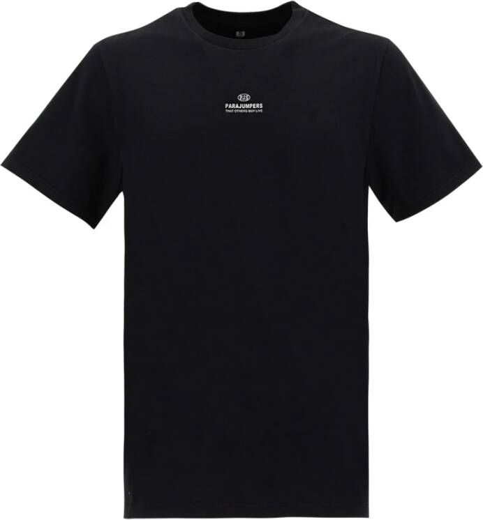 Parajumpers Essentieel Bedrukt T-Shirt Zwart Heren