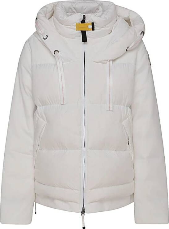 Parajumpers Peppi Puffer Jas White Dames