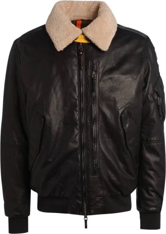 Parajumpers Faux bont en schuifjas Black Heren