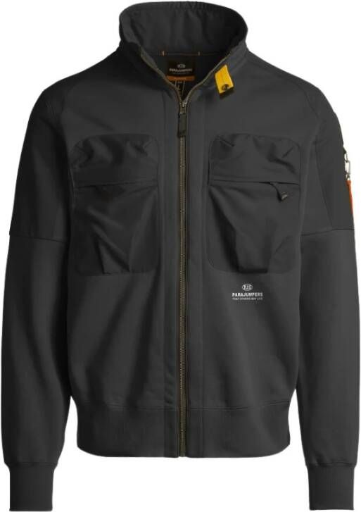 Parajumpers Donald Fleece Jas Zwart Heren