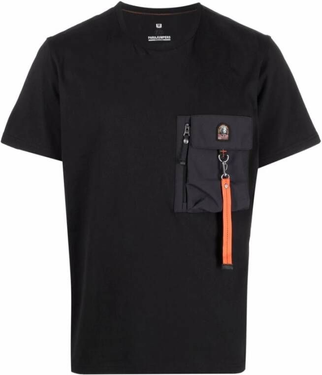 Parajumpers Katoenen Zak T-shirt Zwart Heren