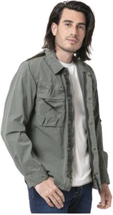 Parajumpers Khaki Sur-Shirt Jas Groen Heren