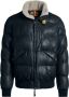 Parajumpers Leren jas met dubbele rits Blauw Heren - Thumbnail 1