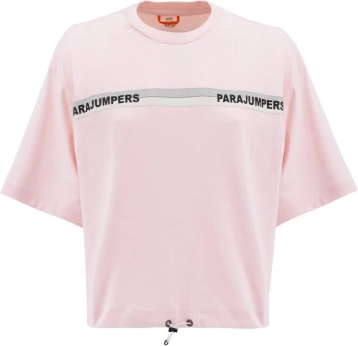 Parajumpers Lichtgewicht katoenen T-shirt Roze Dames