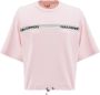 Parajumpers Lichtgewicht katoenen T-shirt Roze Dames - Thumbnail 1