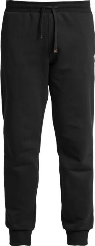 Parajumpers Zwarte Broek met Elastische Tailleband Black