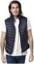 Parajumpers Marineblauwe gewatteerde mouwloze jas met hoge kraag Blauw Heren - Thumbnail 3