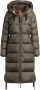 Parajumpers Lange gewatteerde jas met capuchon Winter 23 olijf Green Dames - Thumbnail 1
