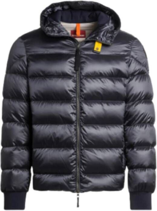 Parajumpers Pharrell Gewatteerde Bomberjas met Capuchon Maat L Kleur 0710 Potlood Zwart Heren