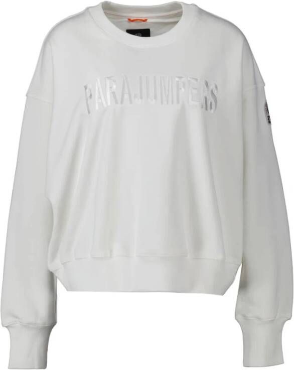 Parajumpers Trainingshirt Melita Sweater Ecru-505 White Dames